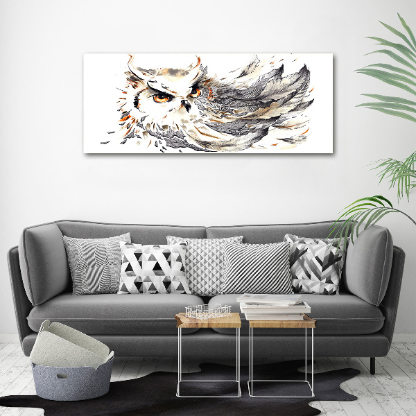 Glass acrylic wall art Owl