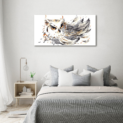 Glass acrylic wall art Owl