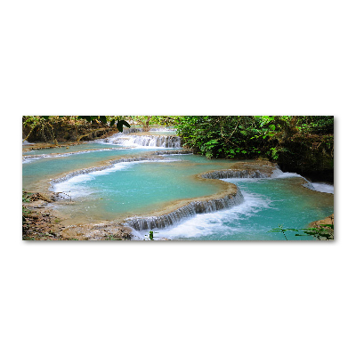 Wall art acrylic Waterfall in the forest