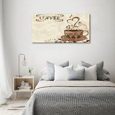 Acrylic print Aromatic coffee