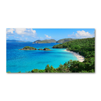 Acrylic wall art Virgin Islands