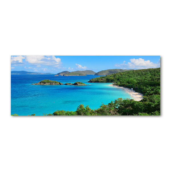 Acrylic wall art Virgin Islands