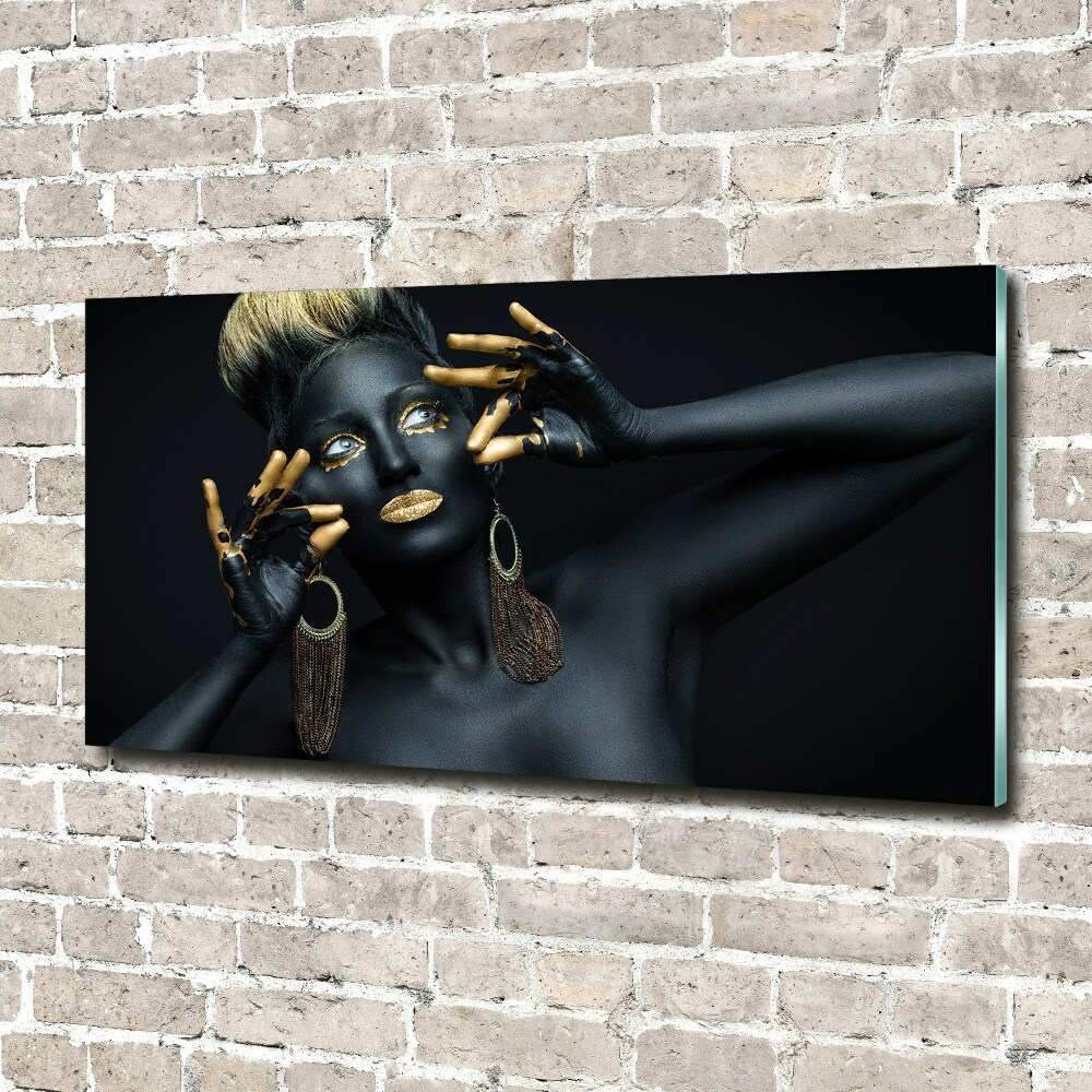 Wall art acrylic A woman in black