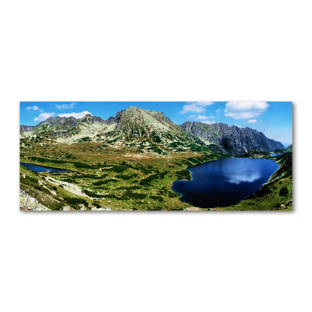 Acrylic print Valley in the mountains