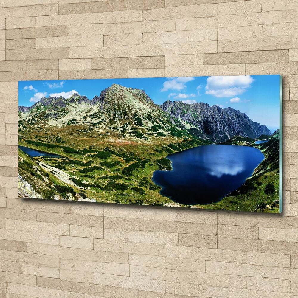 Acrylic print Valley in the mountains