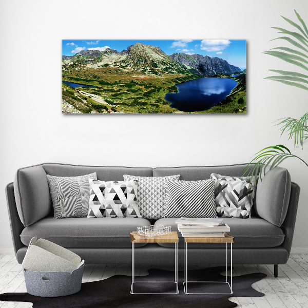 Acrylic print Valley in the mountains