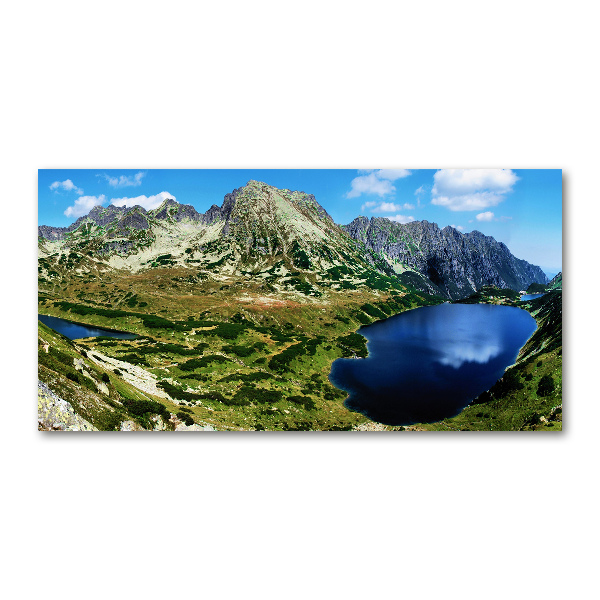 Acrylic print Valley in the mountains