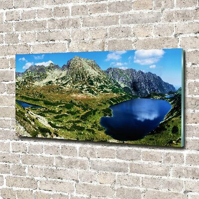 Acrylic print Valley in the mountains