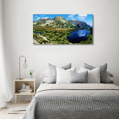 Acrylic print Valley in the mountains