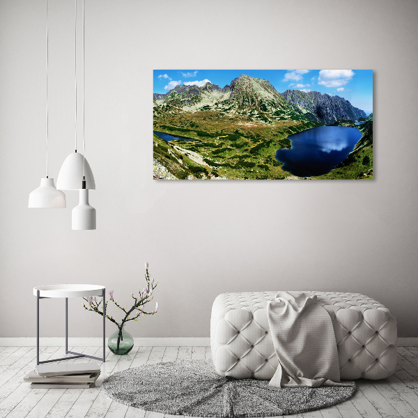 Acrylic print Valley in the mountains