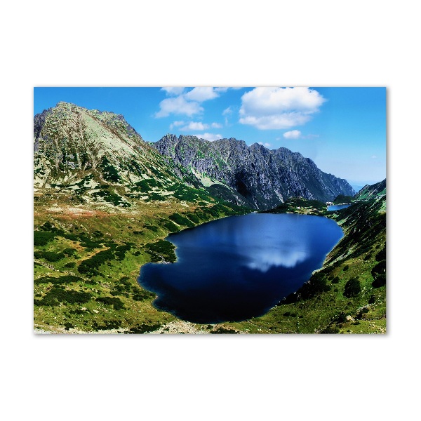 Acrylic print Valley in the mountains