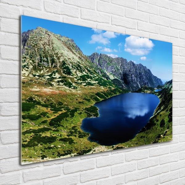 Acrylic print Valley in the mountains