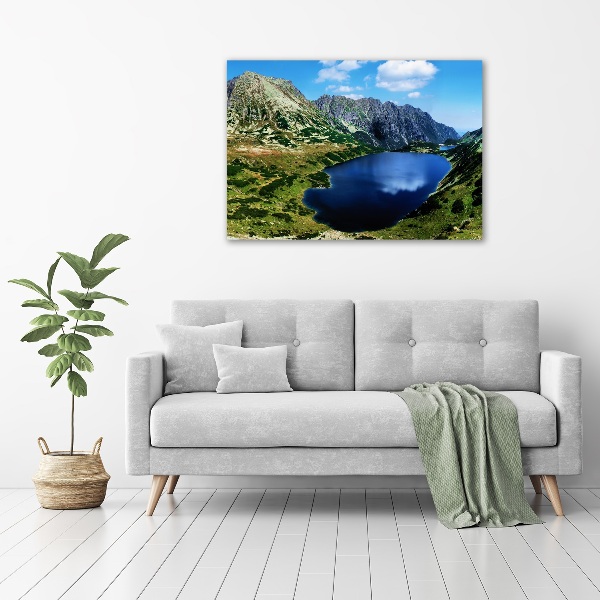 Acrylic print Valley in the mountains