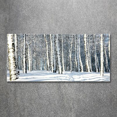 Print on acrylic Forest in winter