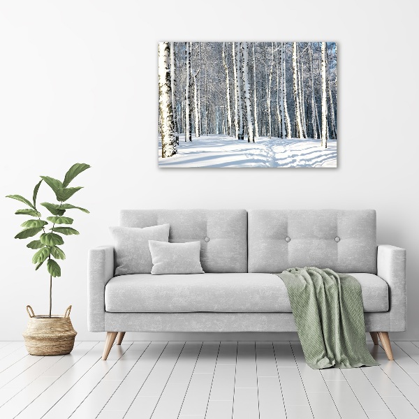 Print on acrylic Forest in winter