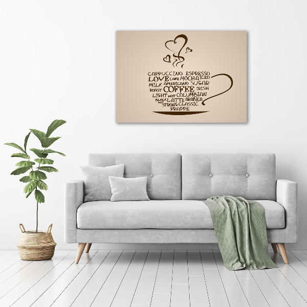 Acrylic print Cup of coffee