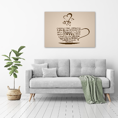 Acrylic print Cup of coffee