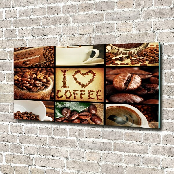 Print on acrylic Coffee collage