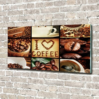 Print on acrylic Coffee collage