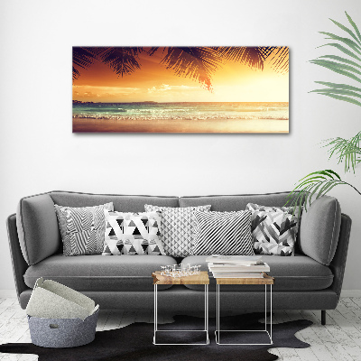 Acrylic print Tropical beach