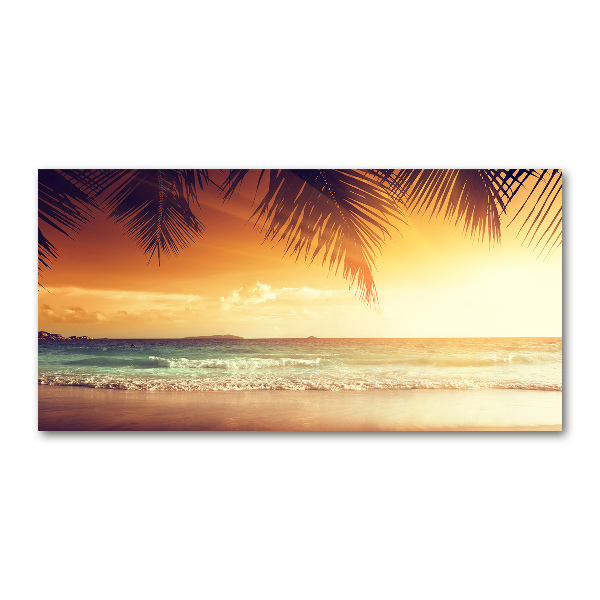 Acrylic print Tropical beach