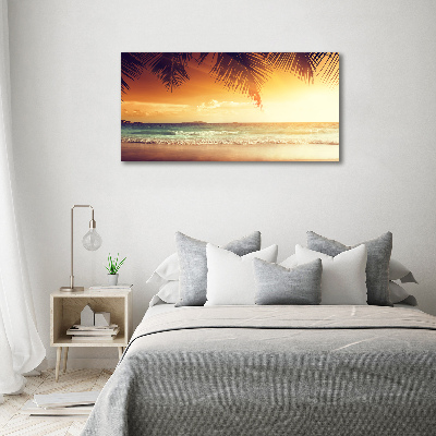 Acrylic print Tropical beach