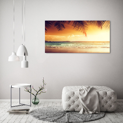 Acrylic print Tropical beach