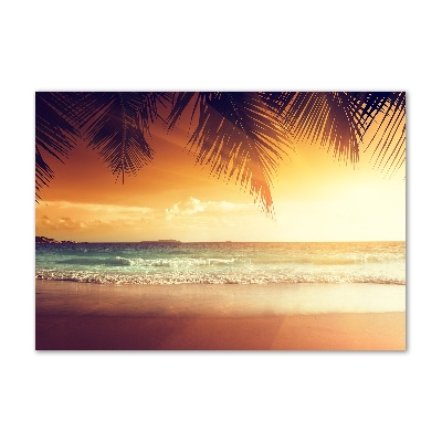 Acrylic print Tropical beach