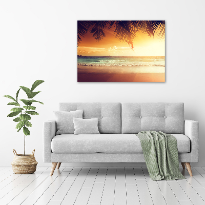 Acrylic print Tropical beach