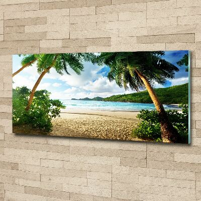 Wall art acrylic Palms on the beach