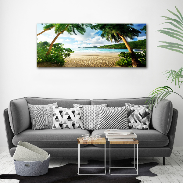 Wall art acrylic Palms on the beach