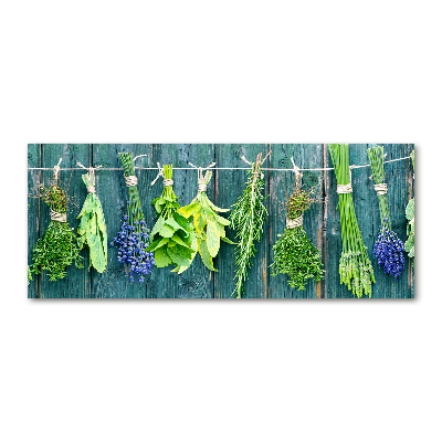 Print on acrylic Herbs on a string