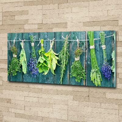 Print on acrylic Herbs on a string