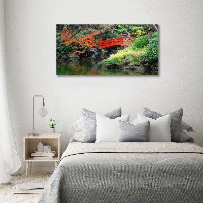 Wall art acrylic Japanese garden