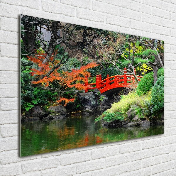 Wall art acrylic Japanese garden