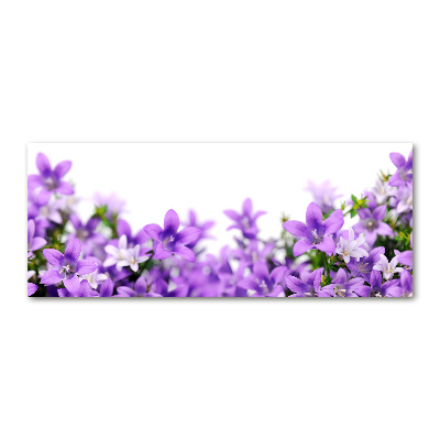 Wall art acrylic Purple bells