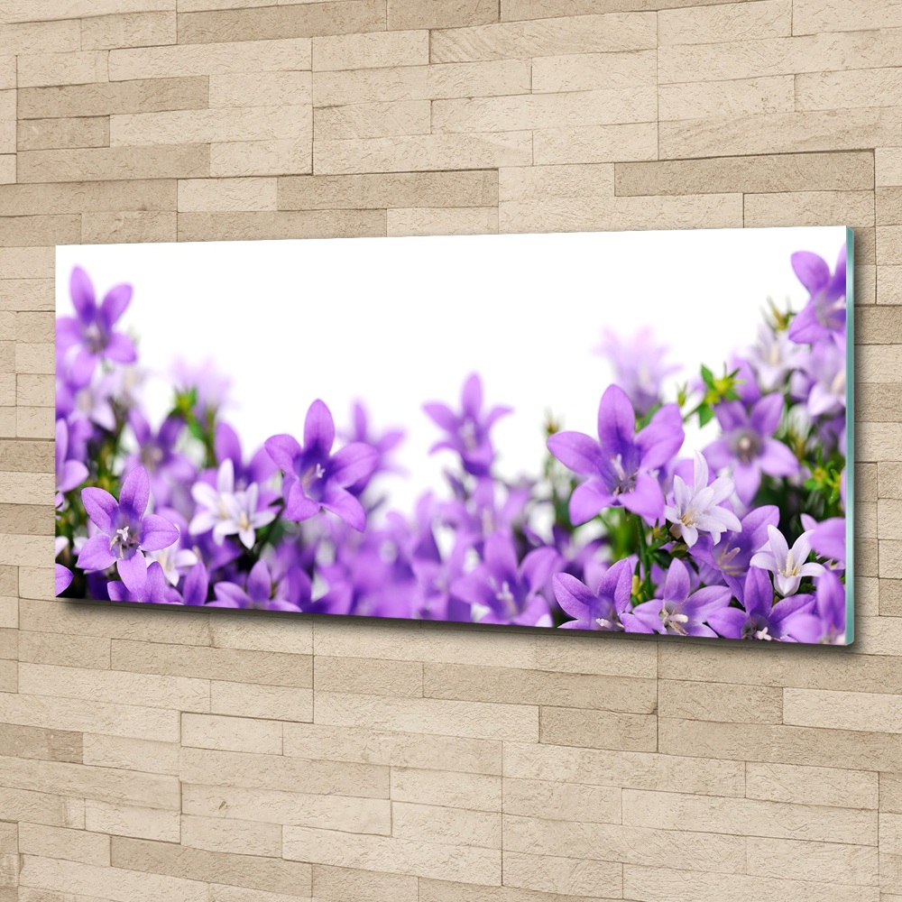 Wall art acrylic Purple bells