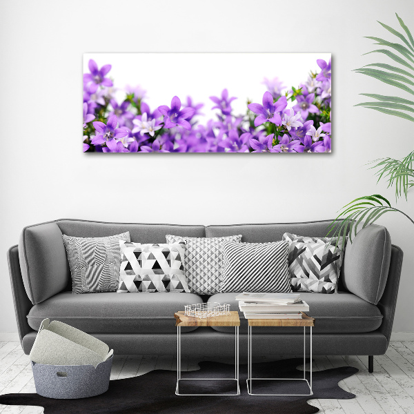 Wall art acrylic Purple bells