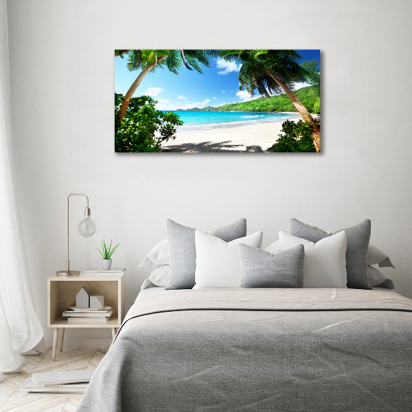 Print on acrylic Seychelles beach