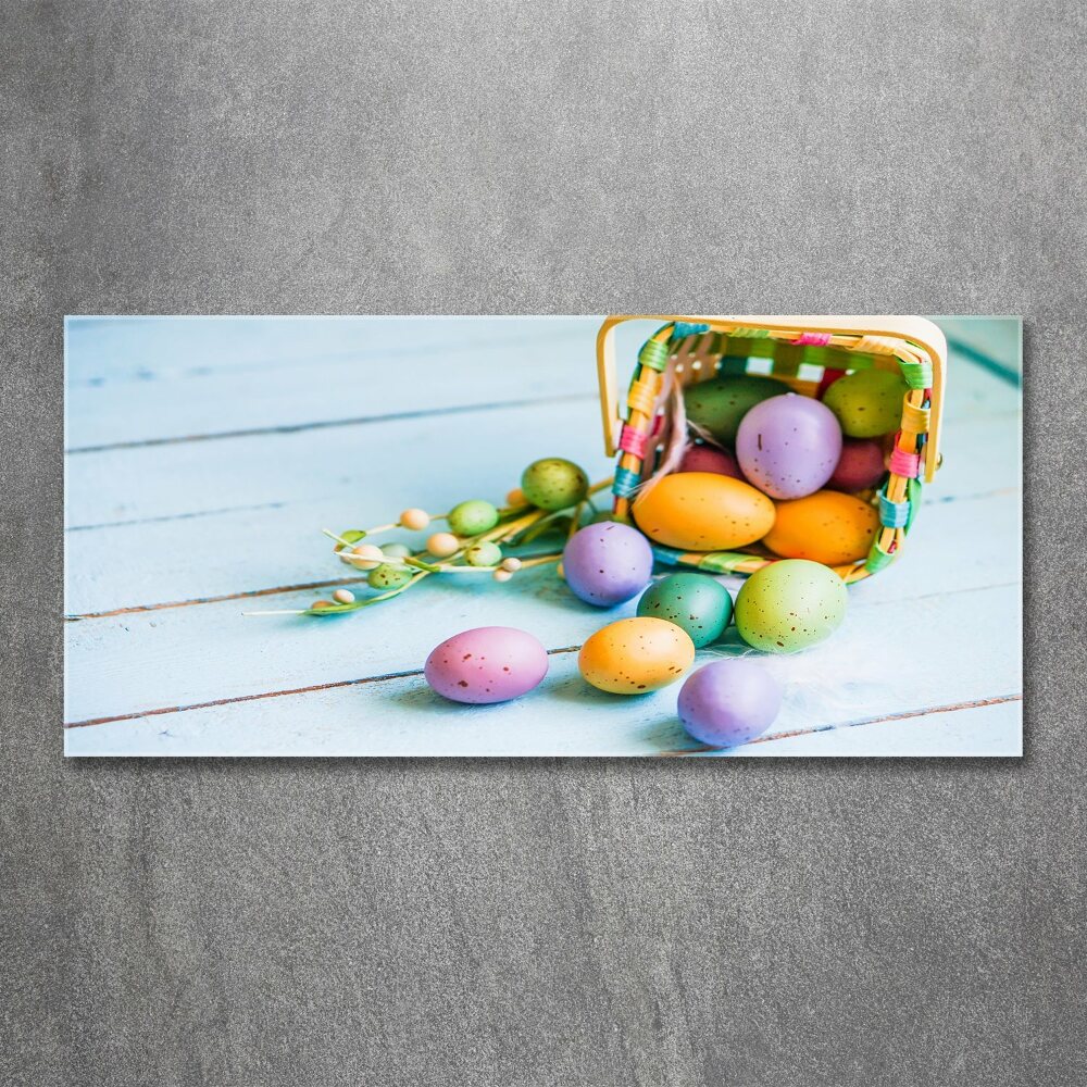 Wall art acrylic Easter eggs