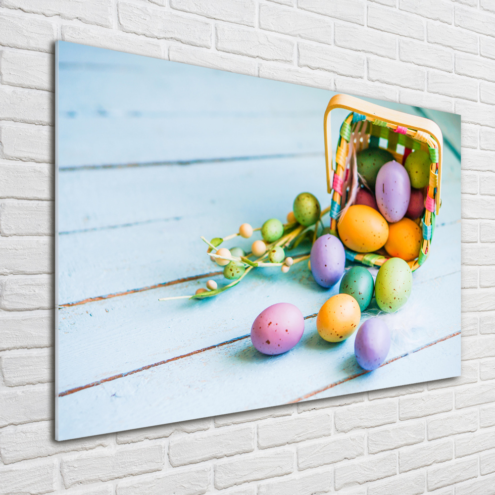 Wall art acrylic Easter eggs