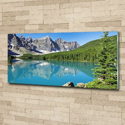 Print on acrylic Lake in the mountains