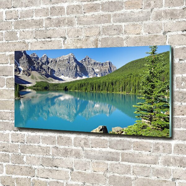 Print on acrylic Lake in the mountains