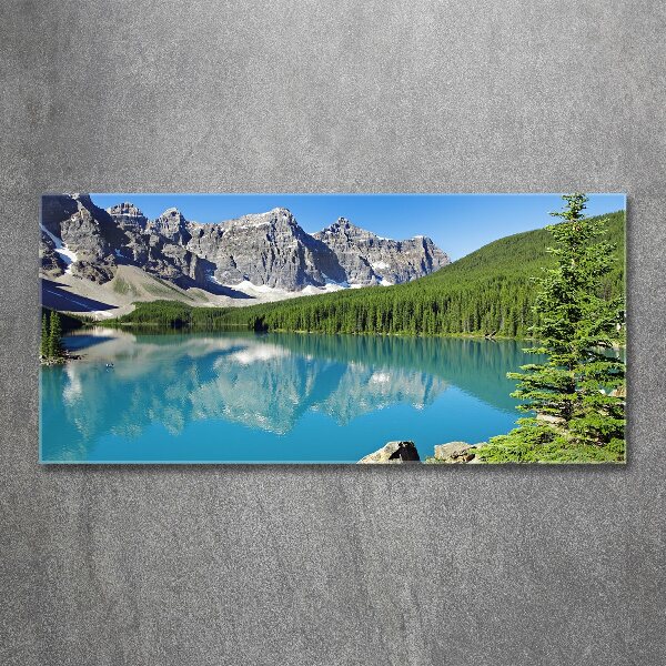 Print on acrylic Lake in the mountains