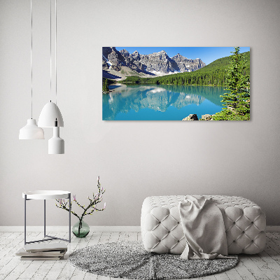 Print on acrylic Lake in the mountains