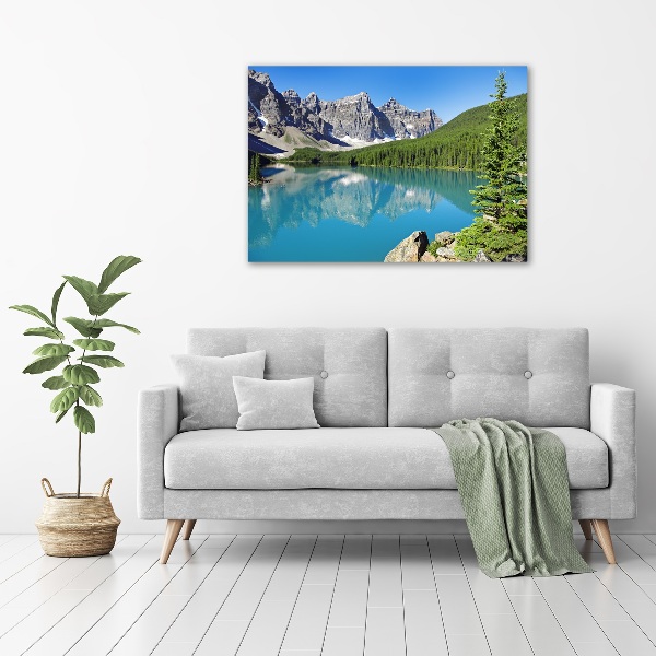 Print on acrylic Lake in the mountains