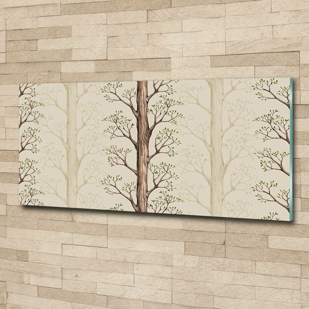 Acrylic wall art Trees