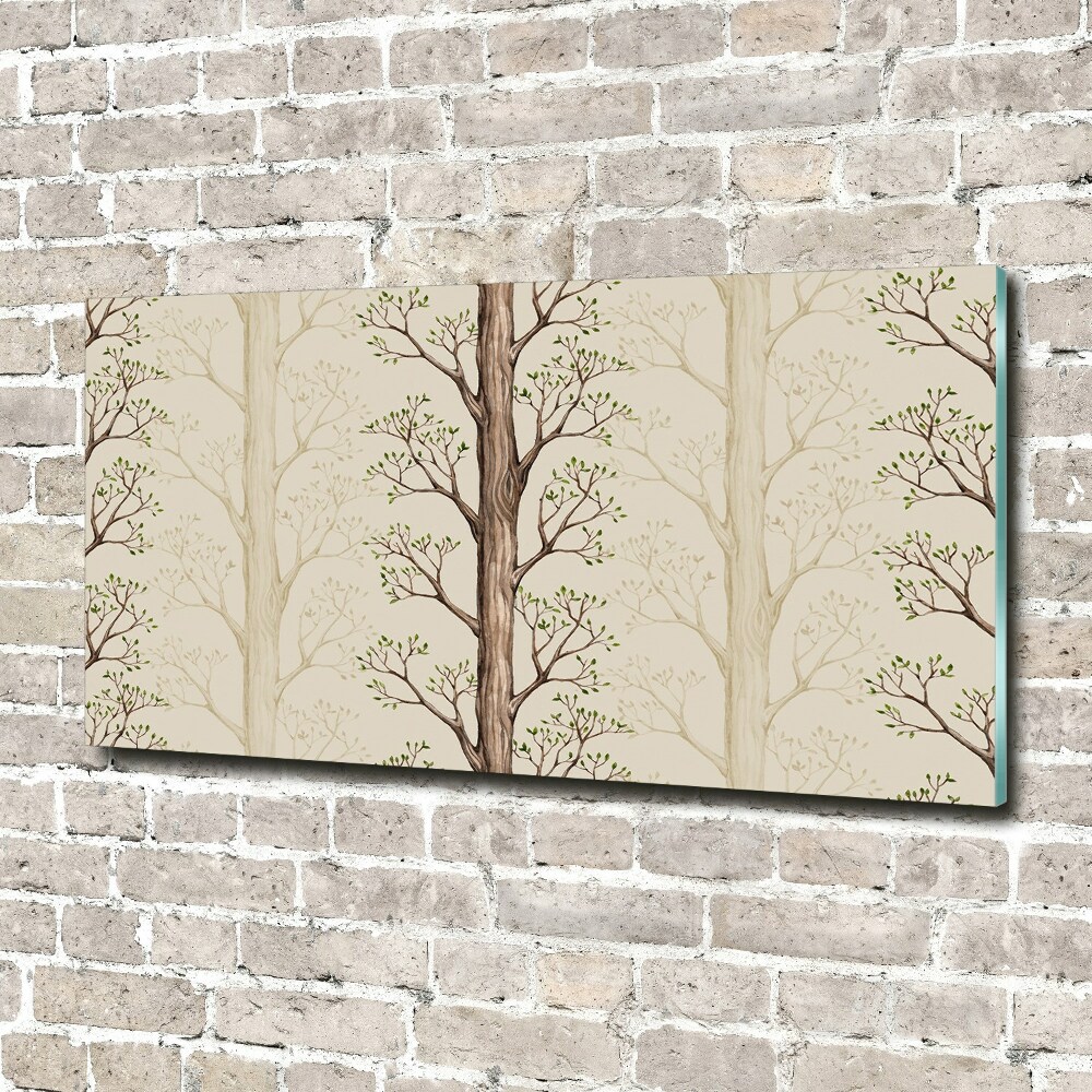 Acrylic wall art Trees