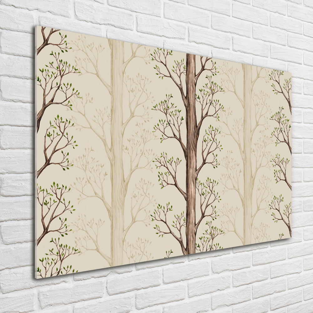 Acrylic wall art Trees