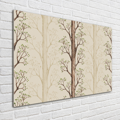 Acrylic wall art Trees